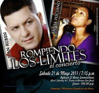 Afiche del Concierto Rompiedo Los Limites